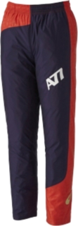 【ASICS/アシックス】 A77 ブレーカーパンツ(ハーフメッシュ) ダークパープルxチェリートマト ユニセックス アシックス
